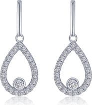 Lafonn Simulated Diamond Pear Drop Earrings
