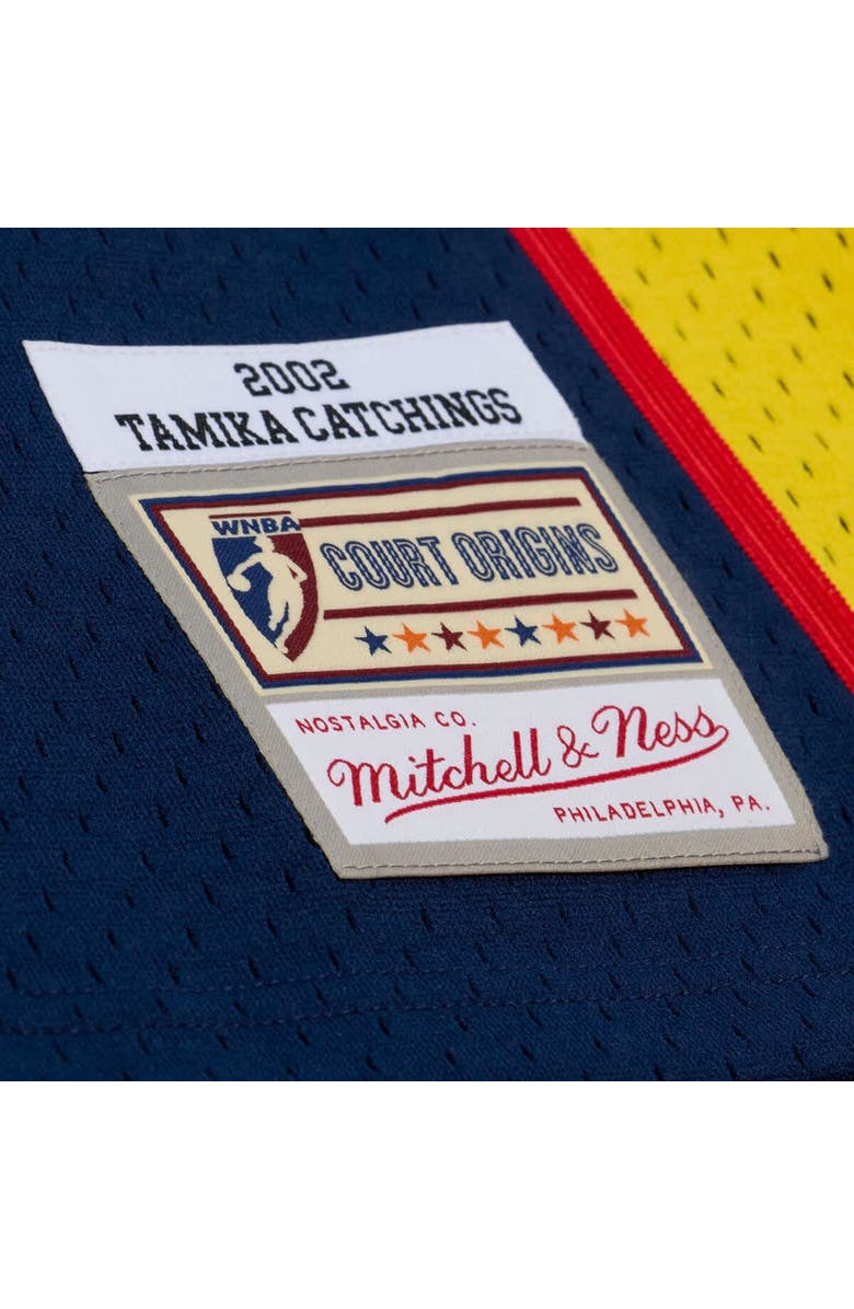 Mitchell & Ness Unisex Mitchell & Ness Tamika Catchings Navy Indiana Fever Court Origins Swingman Jersey, Alternate, color, Navy