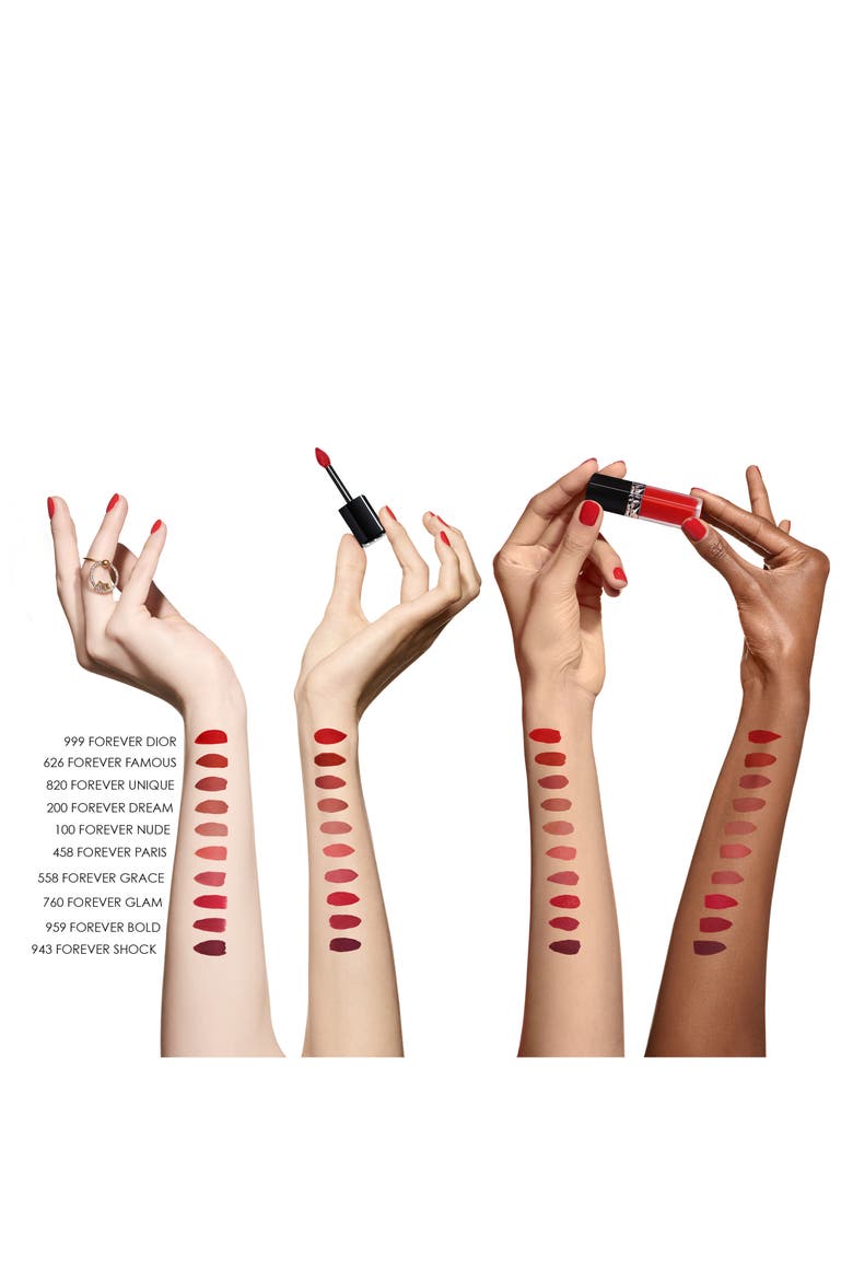 Rouge Dior Forever Liquid Transfer Proof Lipstick, Alternate, color, 100 FOREVER NUDE