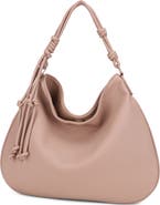 Mali + Lili Yasmin Vegan Leather Hobo Shoulder Bag