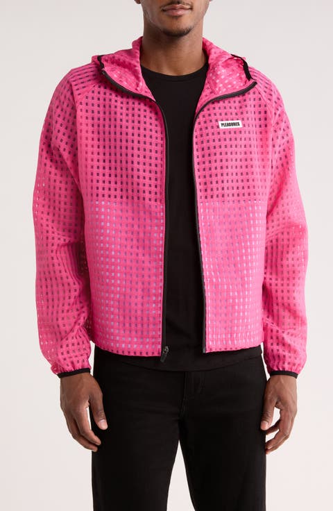 System Plaid Hooded Jacket
