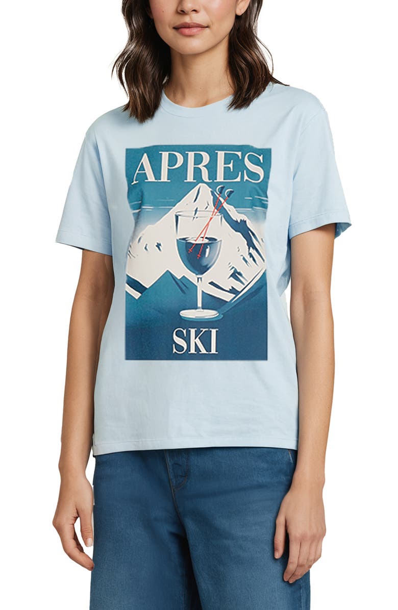Wildfox Aprés Cocktail Ryan Graphic T-Shirt, Alternate, color, 