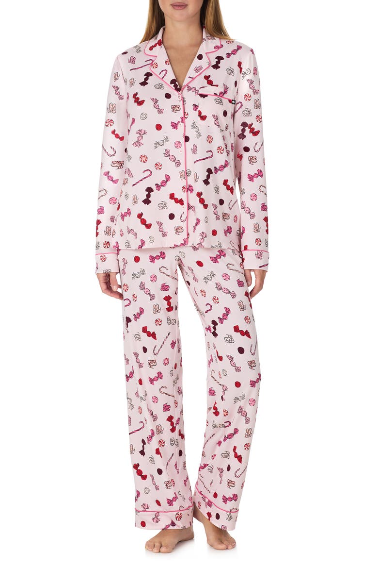 Novelty Print Pajamas, Main, color, BLUSH/ PRINT