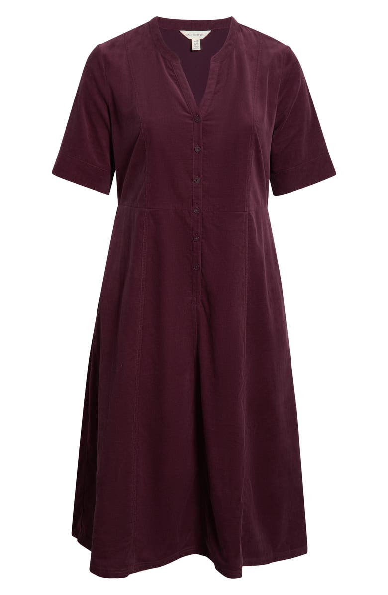 Seasalt Cornwall Wightwick Organic Cotton Denim Midi Dress, Alternate, color, Dark Hellebore