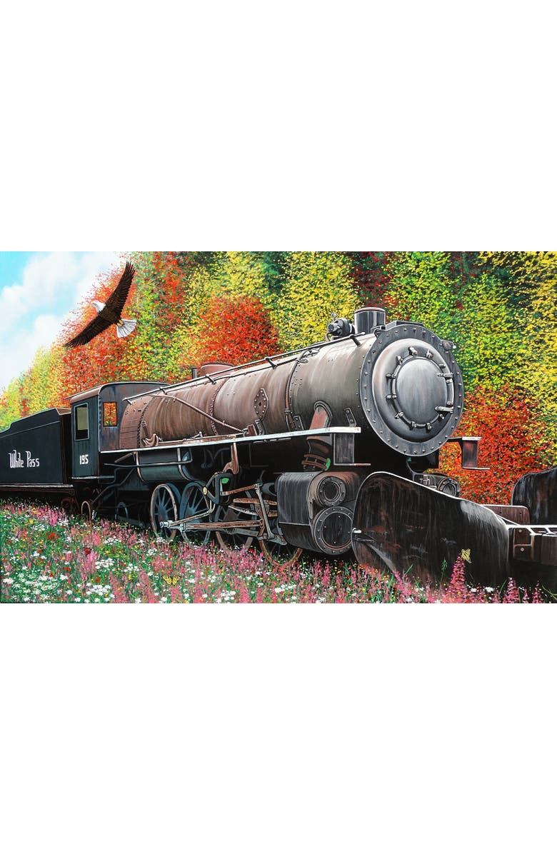 Sunsout Skagway Locomotive 550 piece Jigsaw Puzzle for Adults, Alternate, color, Multicolor
