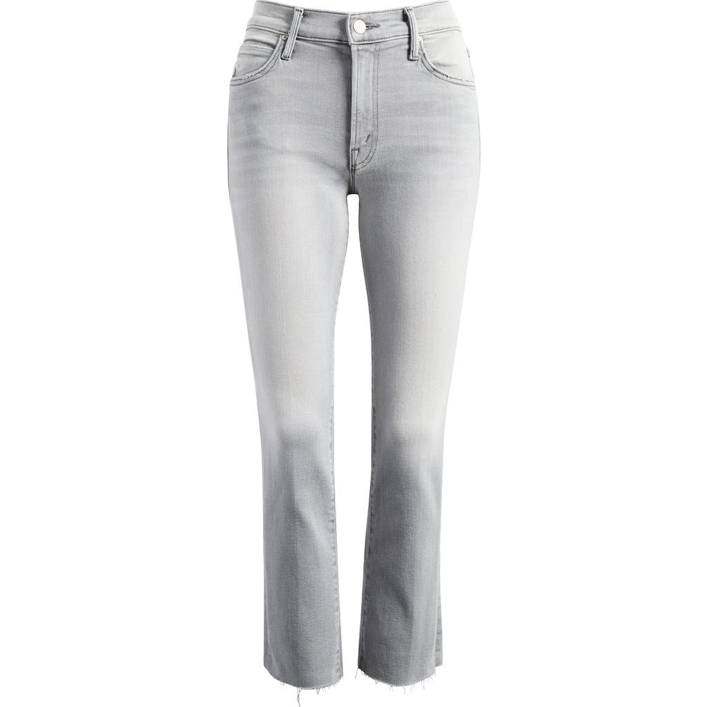 Mother The Rascal Frayed Ankle Slim Jeans In Noted