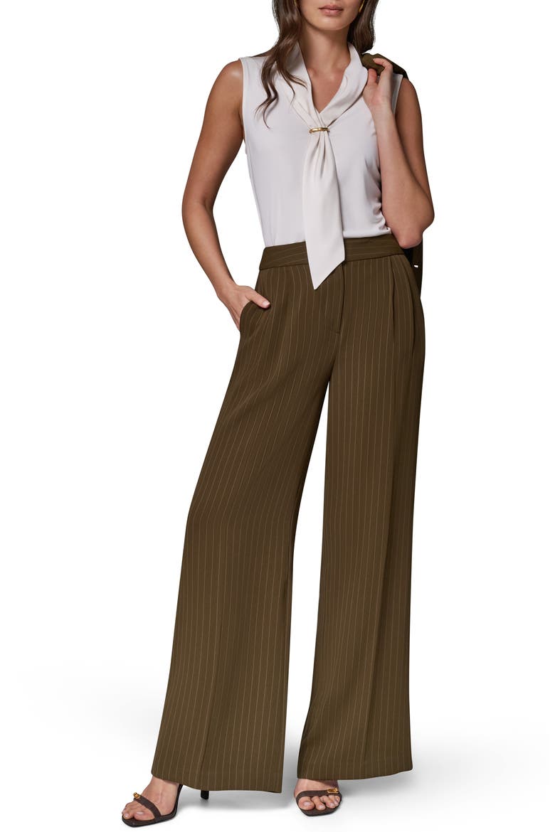 Necktie Sleeveless Top, Alternate, color, IVORY