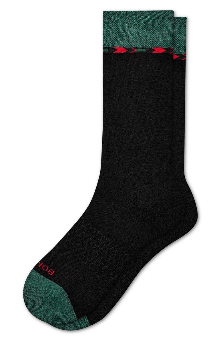 Bombas Colorblock Dress Socks, Main, color, 