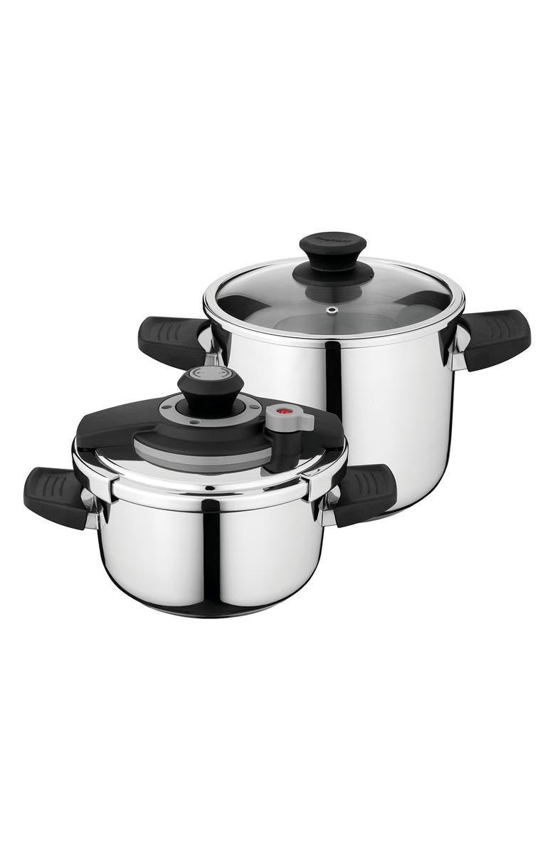 BergHOFF INTERNATIONAL Vita 18/10 SS 4-Piece Pressure Cooker Set, Main, color, Multi