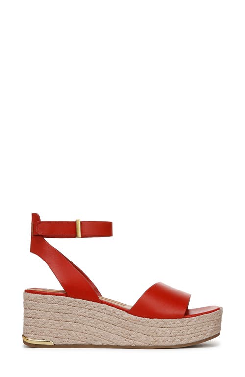 Franco Sarto Tiffany Platform Wedge Sandal In Red