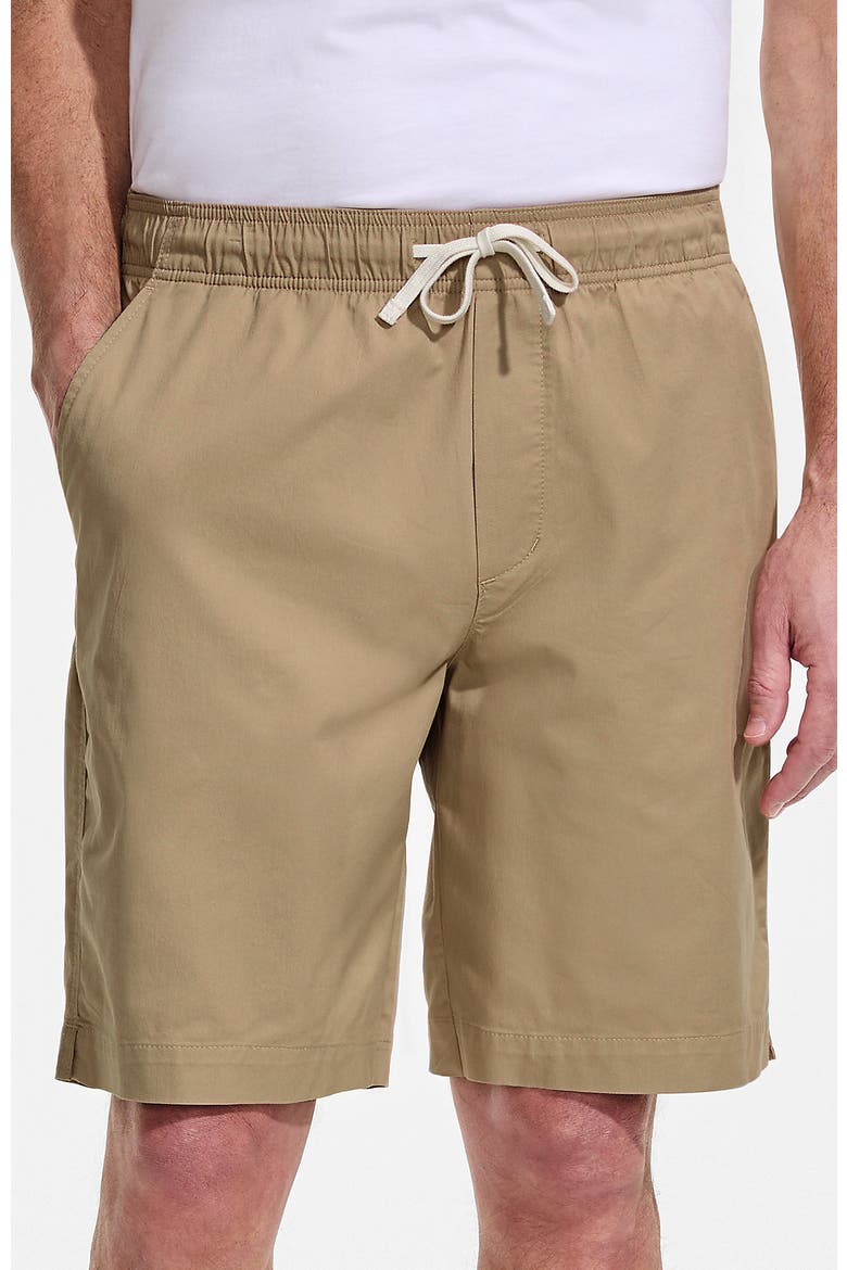 9" Pull On Deck Shorts, Main, color, Desert Tan