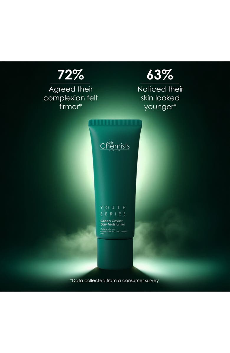 SKINCHEMISTS Green Caviar Day Cream 50ml for Fine Lines & Wrinkles, Anti-Aging, Alternate, color, White