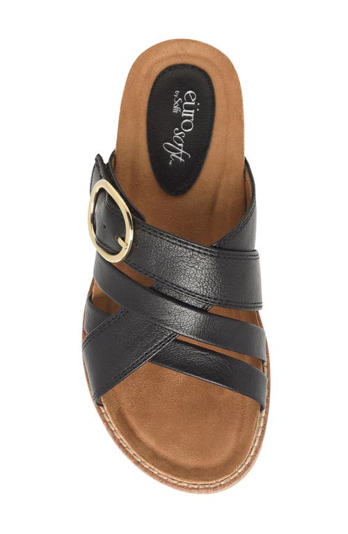 Eurosoft Georgette Slide Sandal In Black