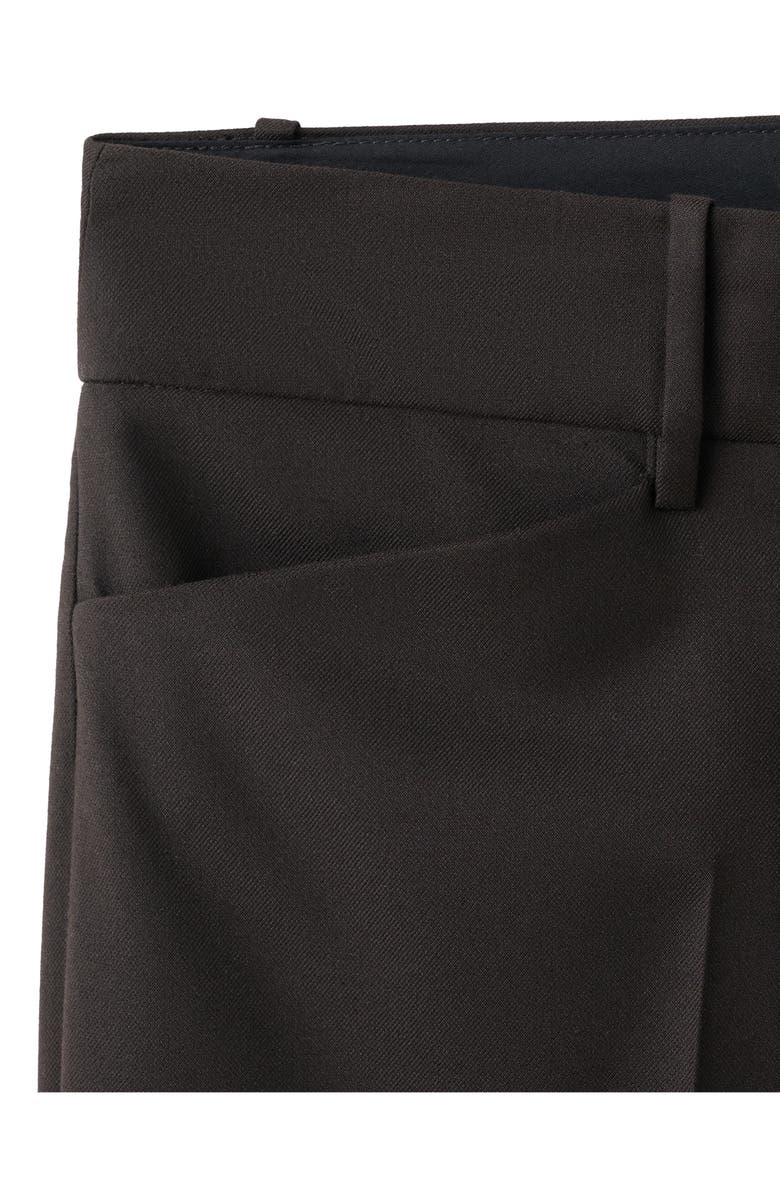 MANGO Flare Pants, Alternate, color, Brown