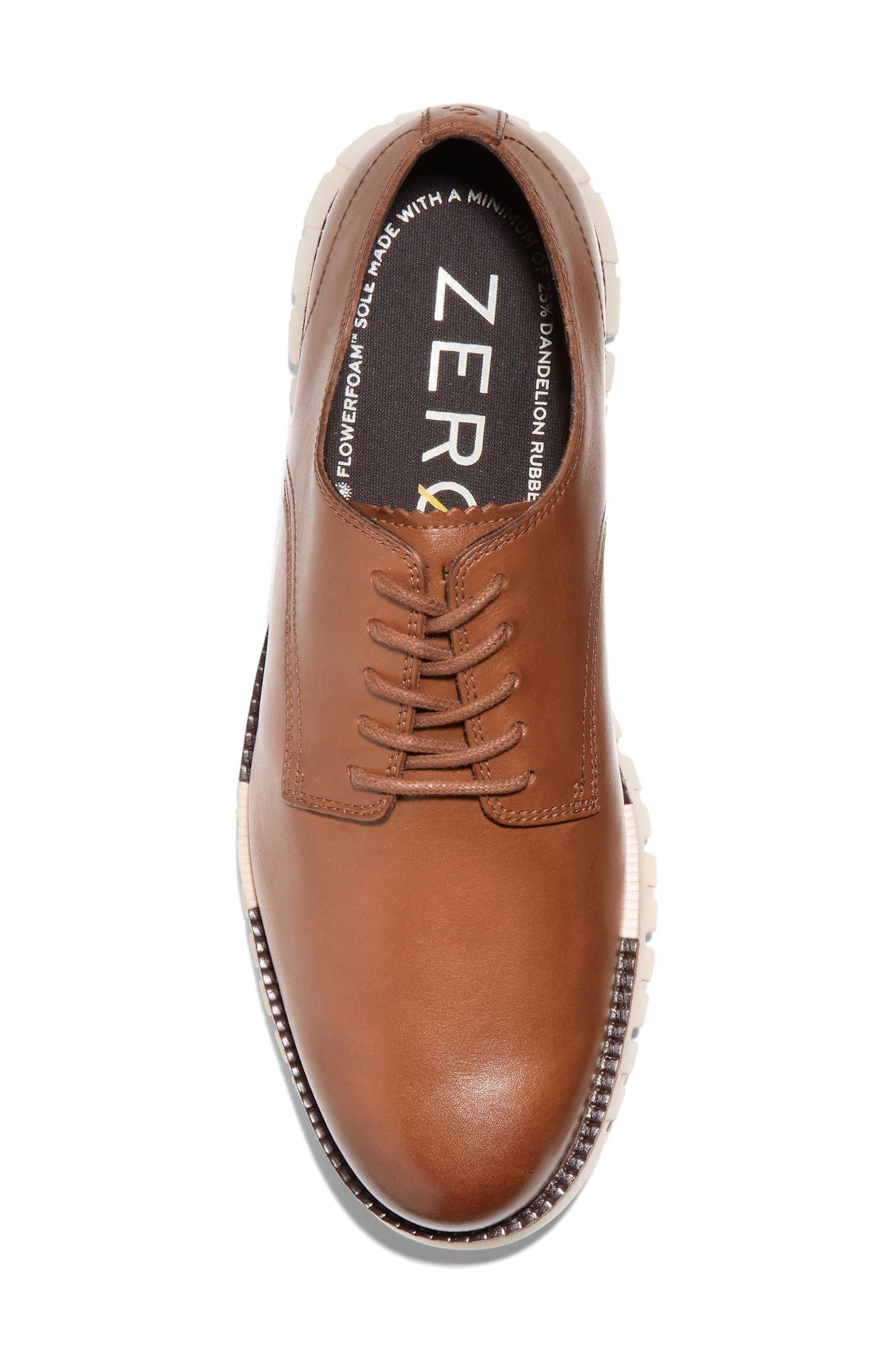 Cole Haan ZeroGrand Remastered Plain Toe Derby, Alternate, color, Ch British Tan/Ivory
