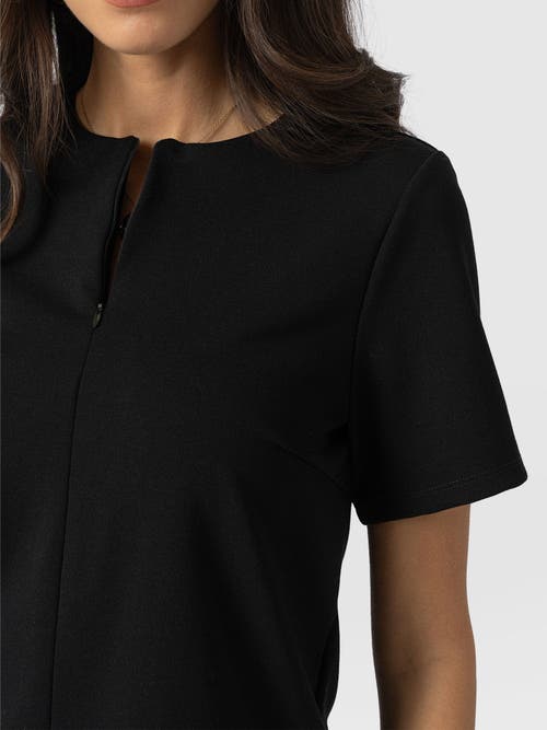Saint + Sofia Keller Zip Up Tee