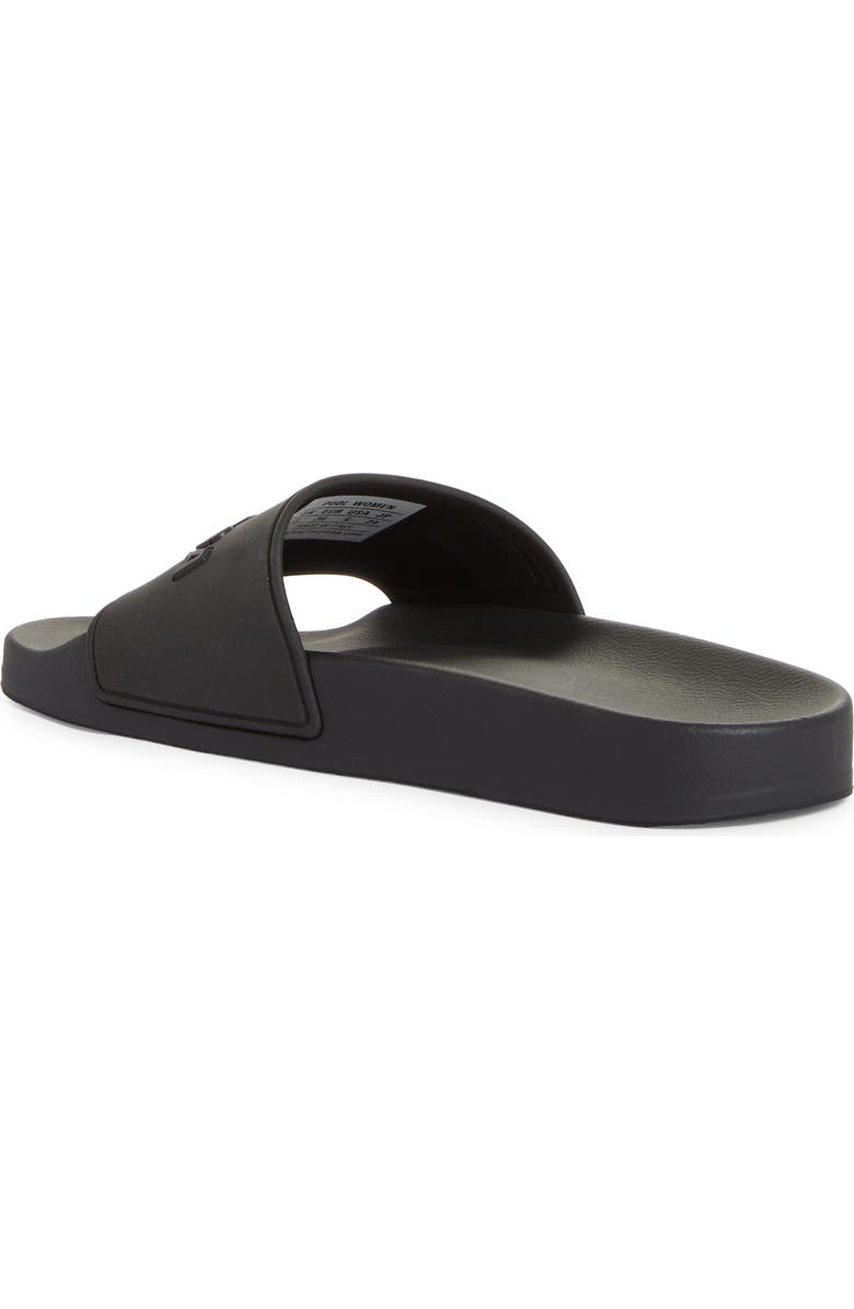 Balenciaga Logo Slide Sandal, Alternate, color,