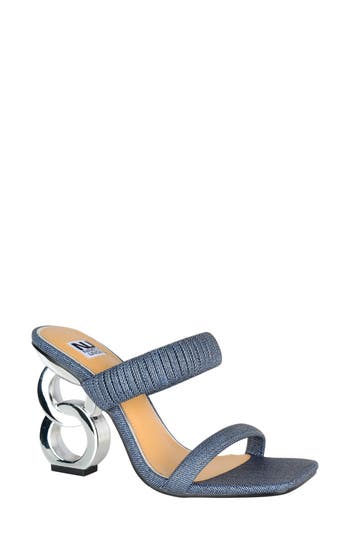 Ninety Union Raddle Square Toe Sandal In Blue