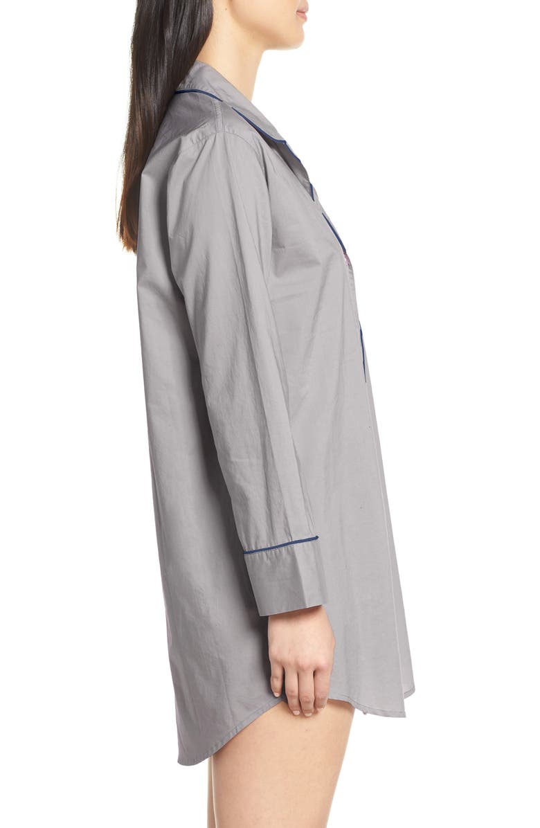 J.Crew End on End Sleep Shirt, Alternate, color, 