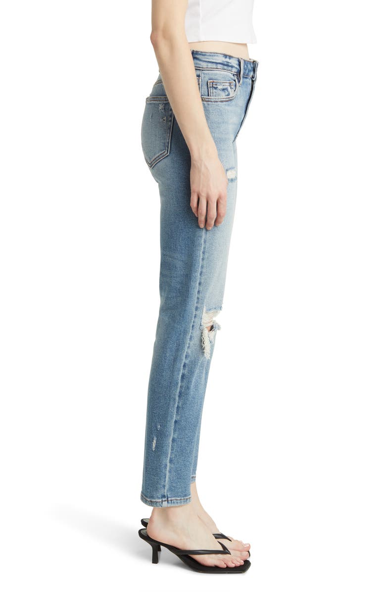 HIDDEN JEANS Distressed Straight Leg Jeans, Alternate, color, 