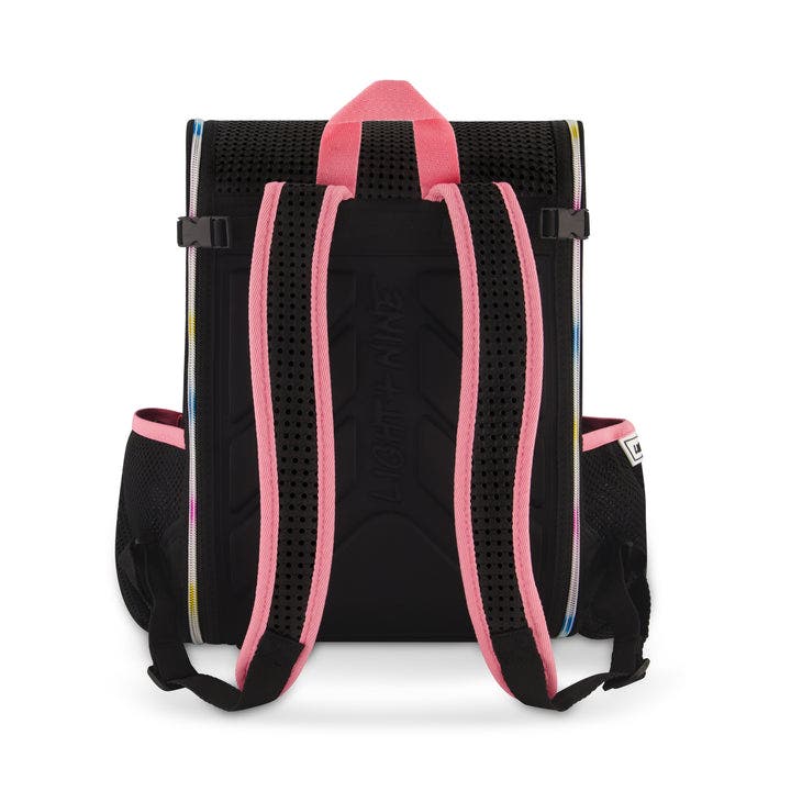 Light+Nine Student Backpack with Nimix Set, Alternate, color, Rainbow Pink