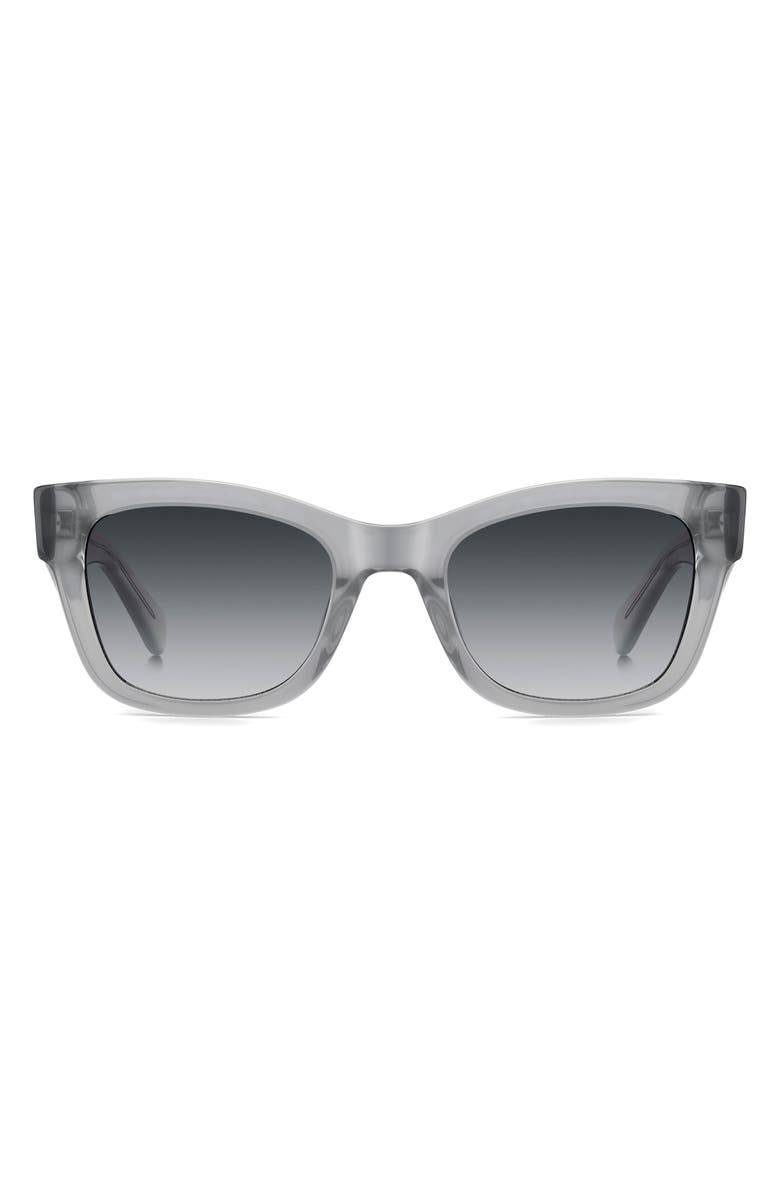 Kate Spade New York aimee 50mm gradient cat eye sunglasses, Main, color, Grey/ Dark Grey Sf