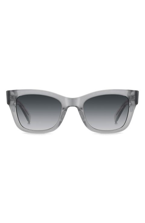 aimee 50mm gradient cat eye sunglasses