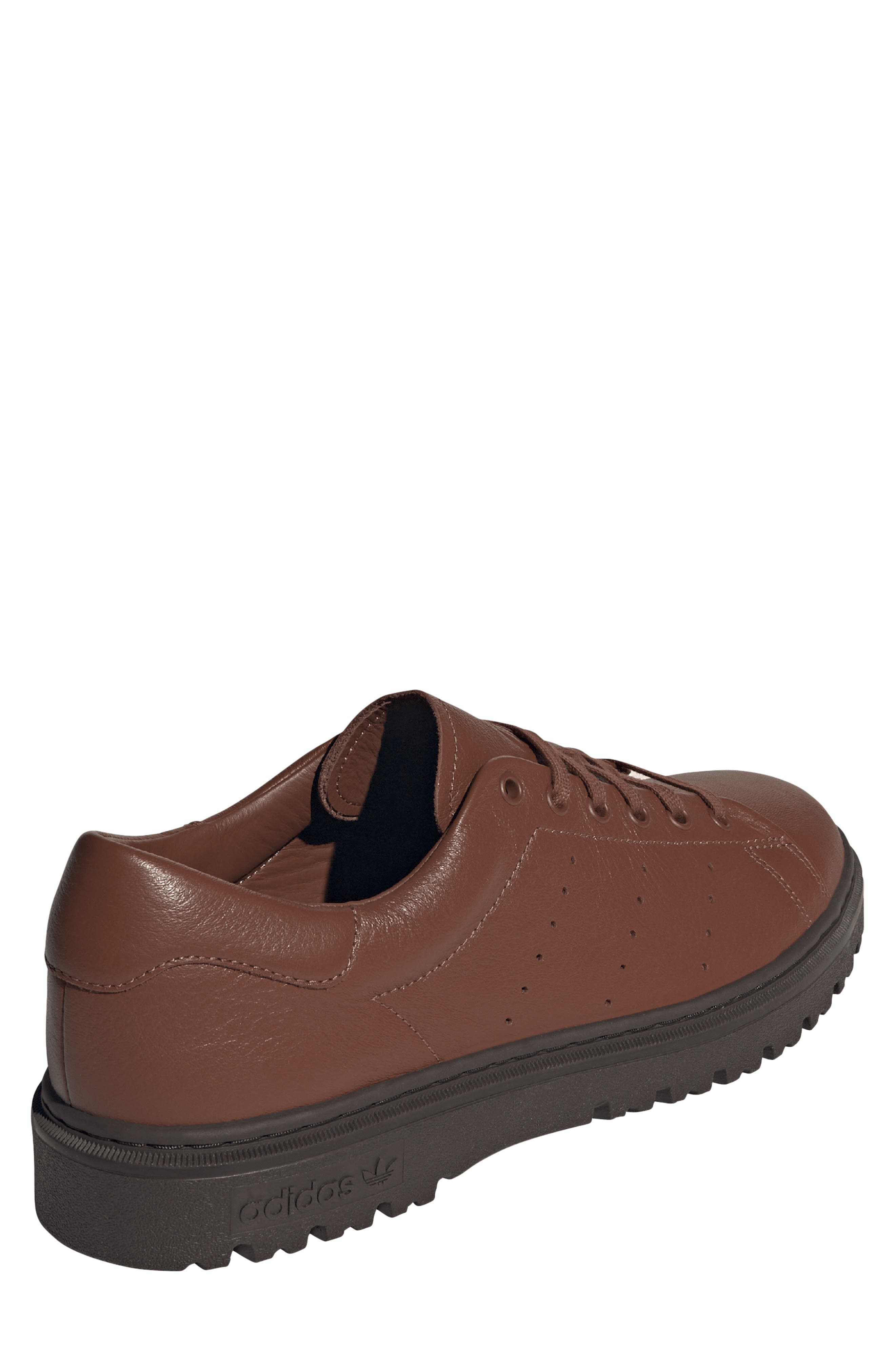 Gender Inclusive Stan Smith Freizeit Sneaker, Alternate, color, REDWOOD/ REDWOOD/ DARK BROWN