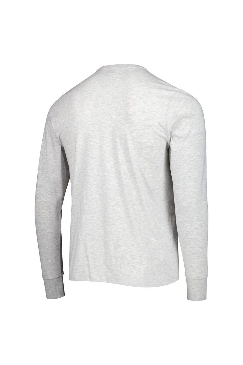 Men's '47 Heathered Gray San Francisco 49ers Dozer Franklin Long Sleeve T-Shirt, Alternate, color, Gray