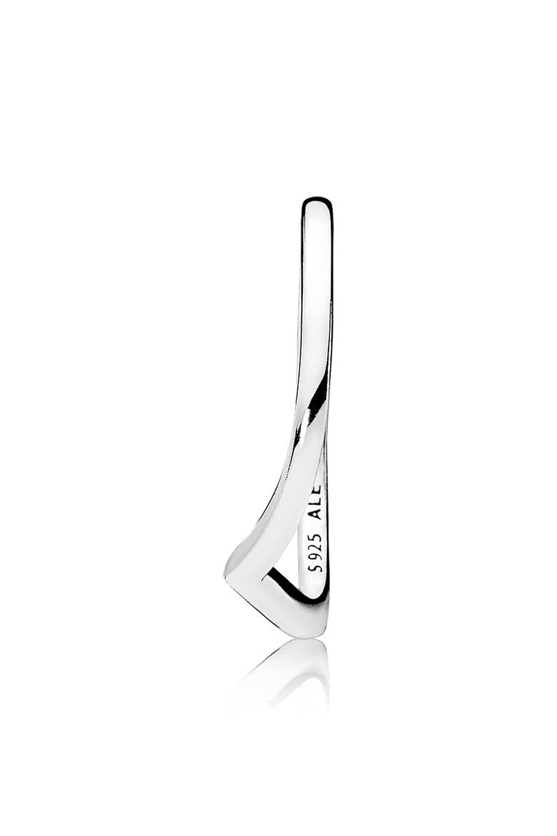 Wishbone Ring, Alternate, color, SILVER