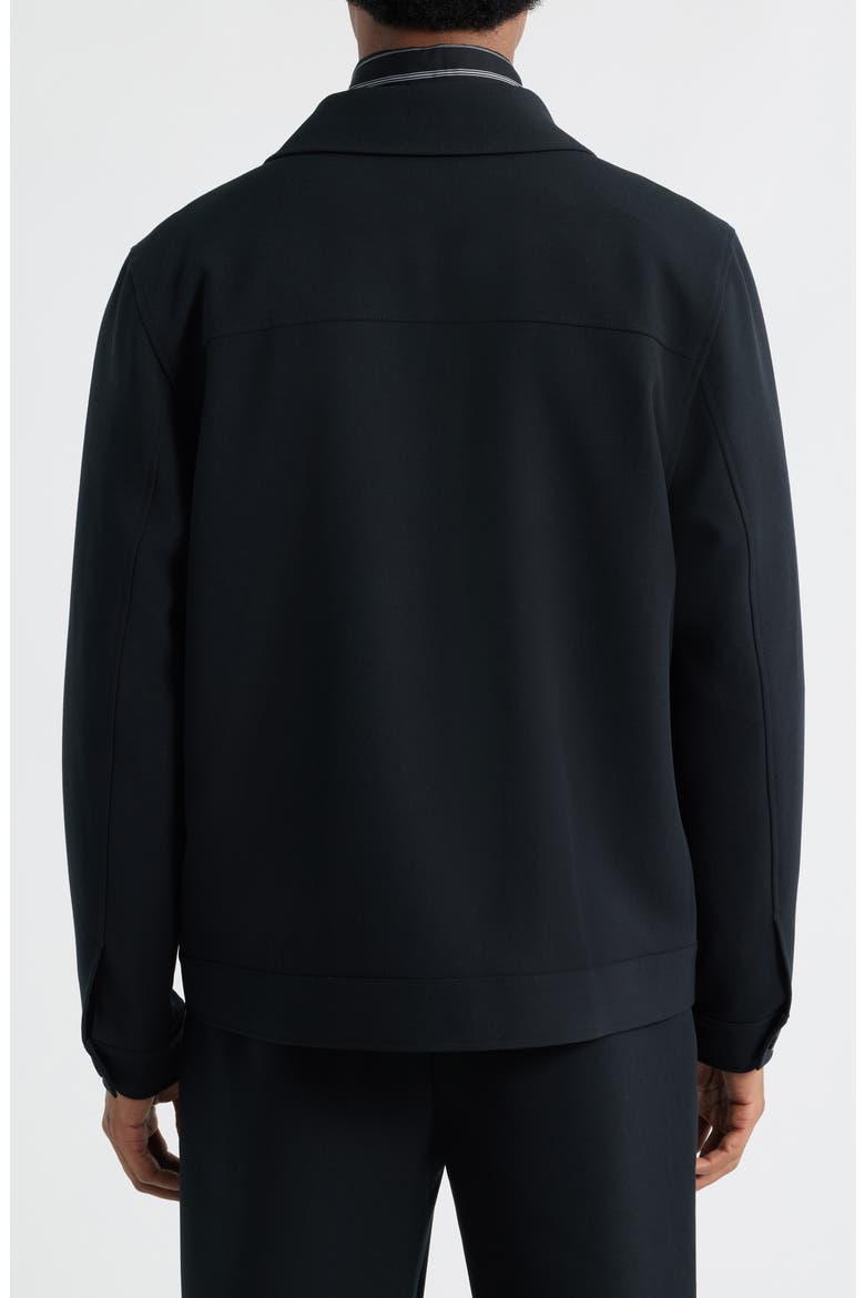 Twill Jacket, Alternate, color, BLACK CAVIAR