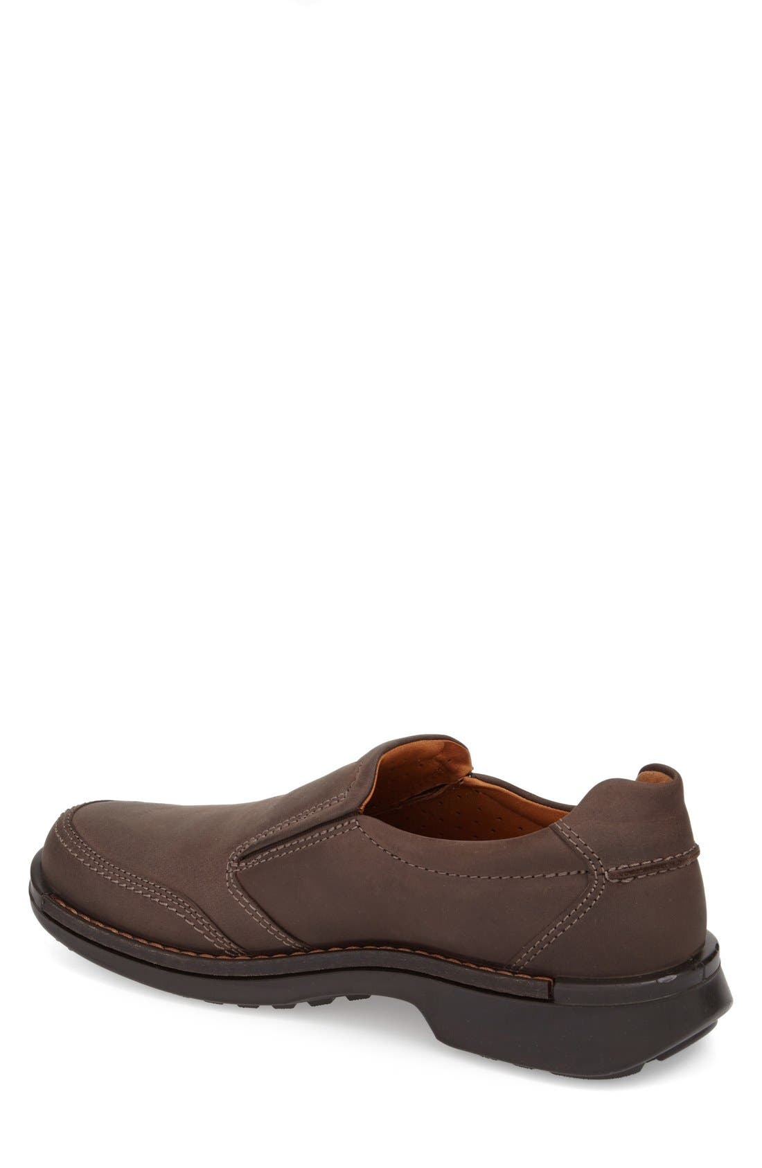 'Fusion II' Slip-On, Alternate, color, COFFEE LEATHER
