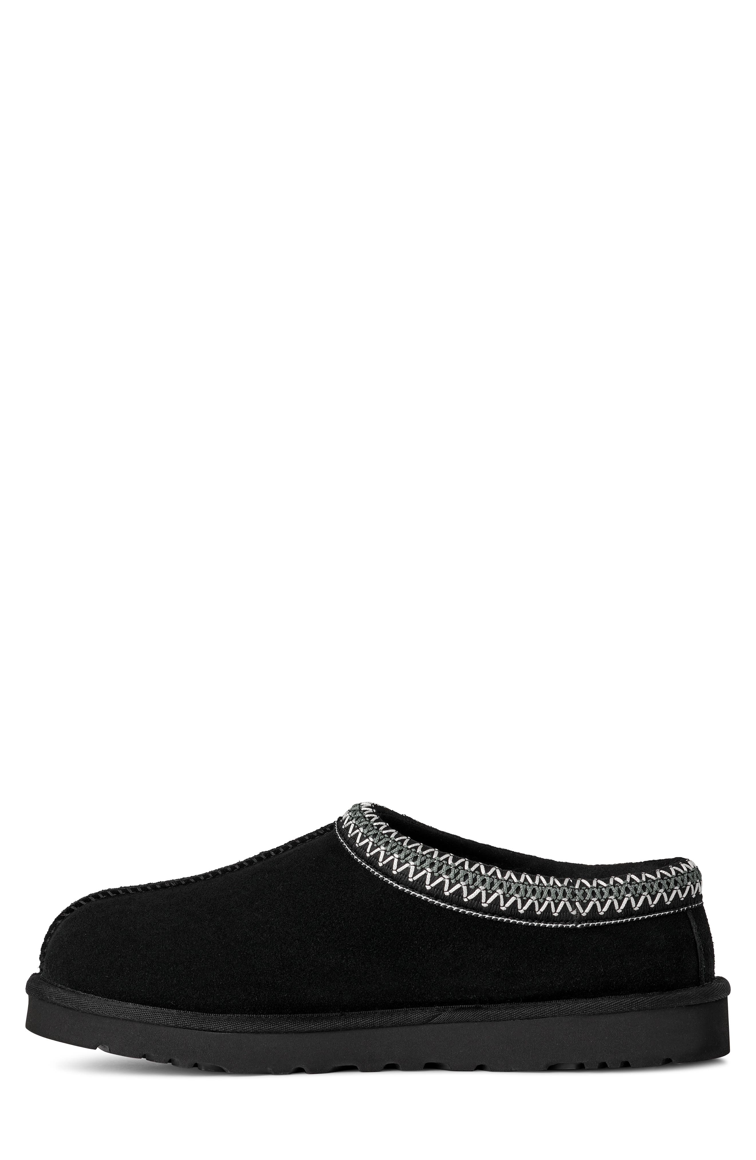 UGG Tazman Black Suede Shearling-Trim Slip-On Clogs Kith presents the UGG Tasman Baxter and Tasman Noir Two slip  main image 2