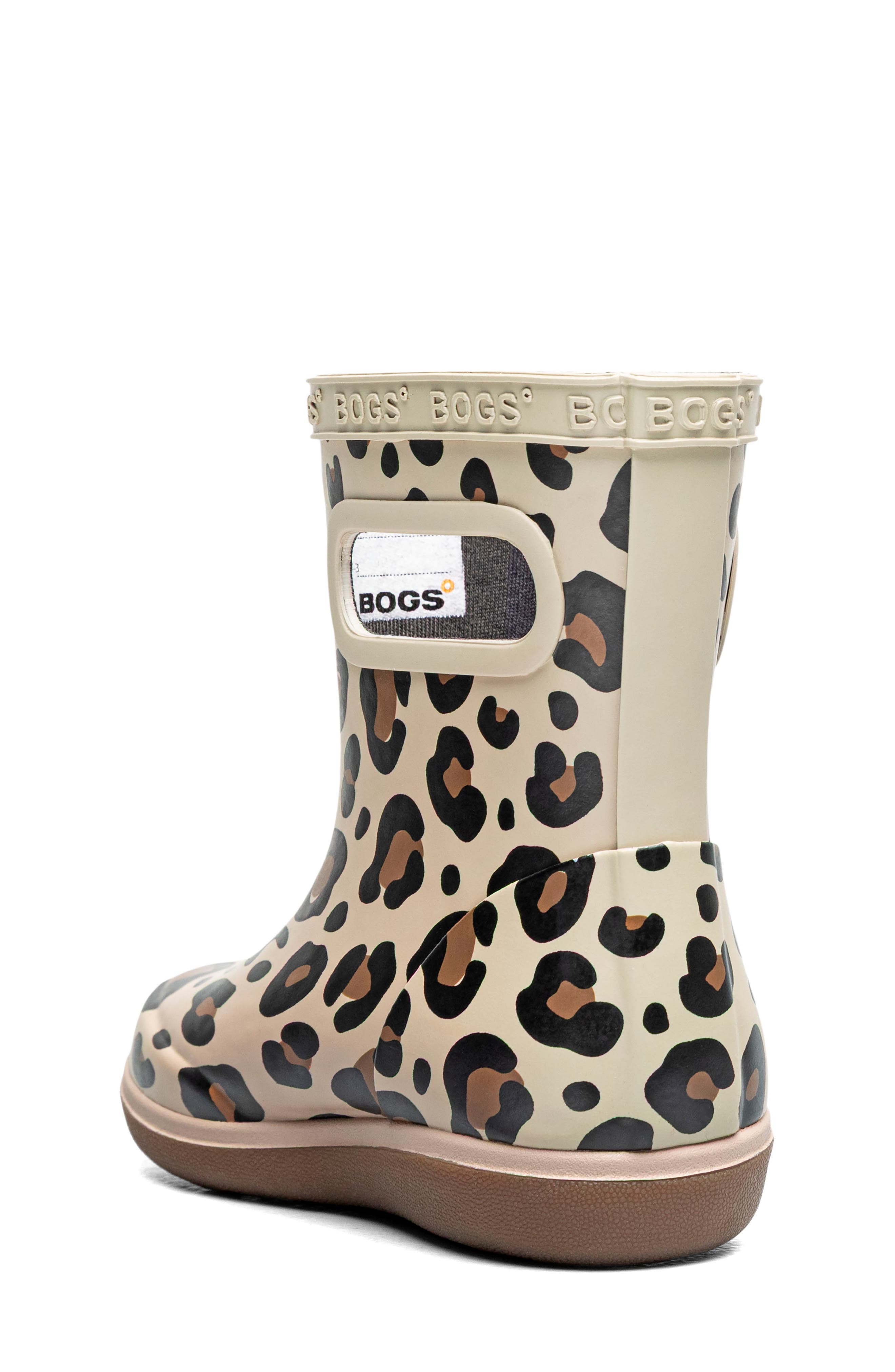 Kids' Skipper II Leopard Rain Boot, Alternate, color, TAUPE MULTI