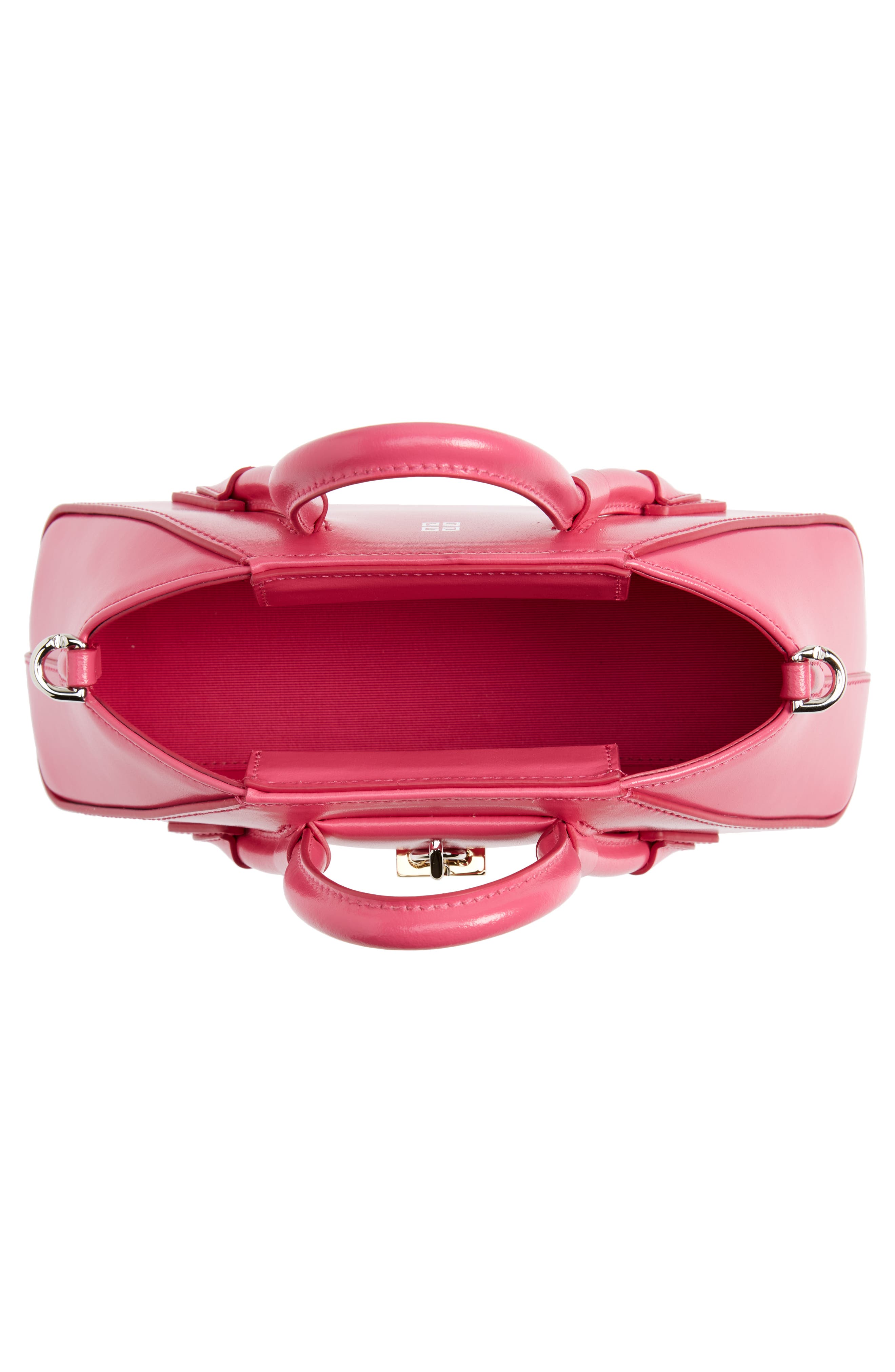 Mini Antigona Stretch Handbag, Alternate, color, NEON PINK