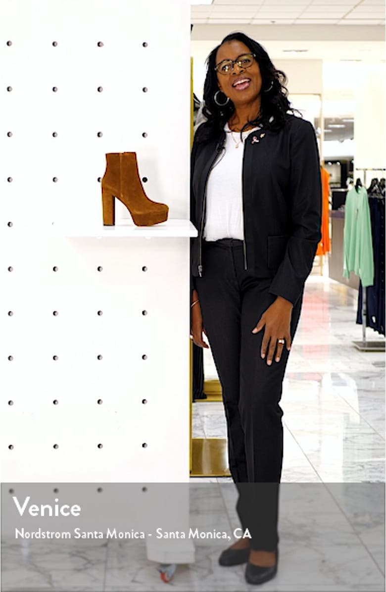 Leslieon Square Toe Platform Boot, sales video thumbnail