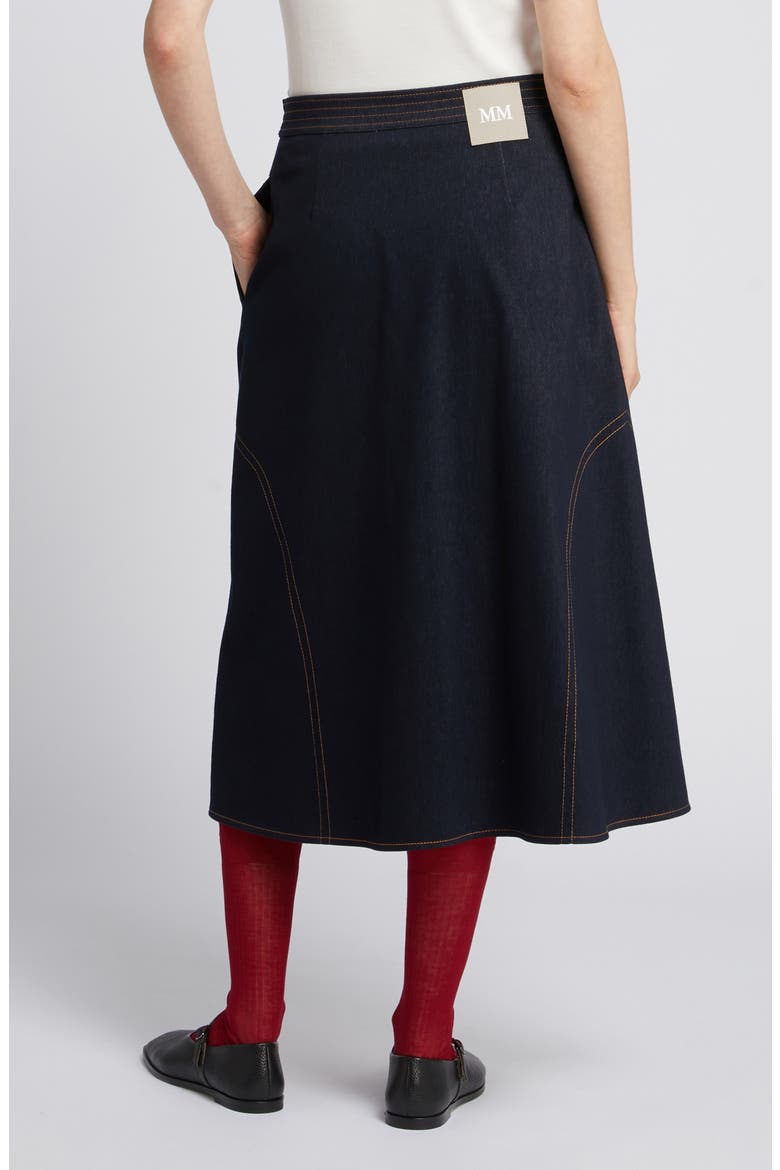Rane Belted Midi Skirt, Alternate, color, MIDNIGHT BLUE