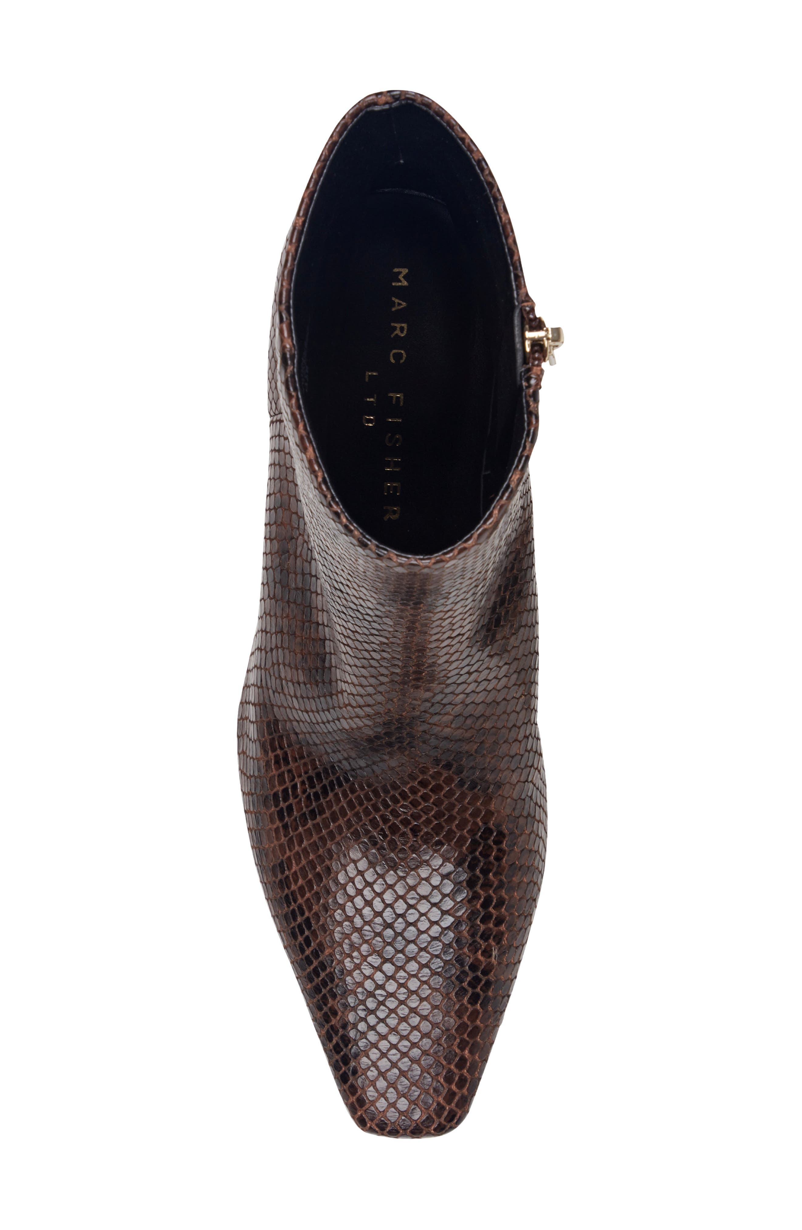 Danai Kitten Heel Bootie, Alternate, color, BROWN/ BROWN