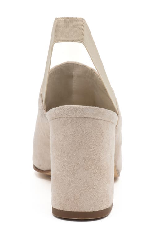 Amalfi By Rangoni Falle Slingback Pump In Beige - Matching Elastic
