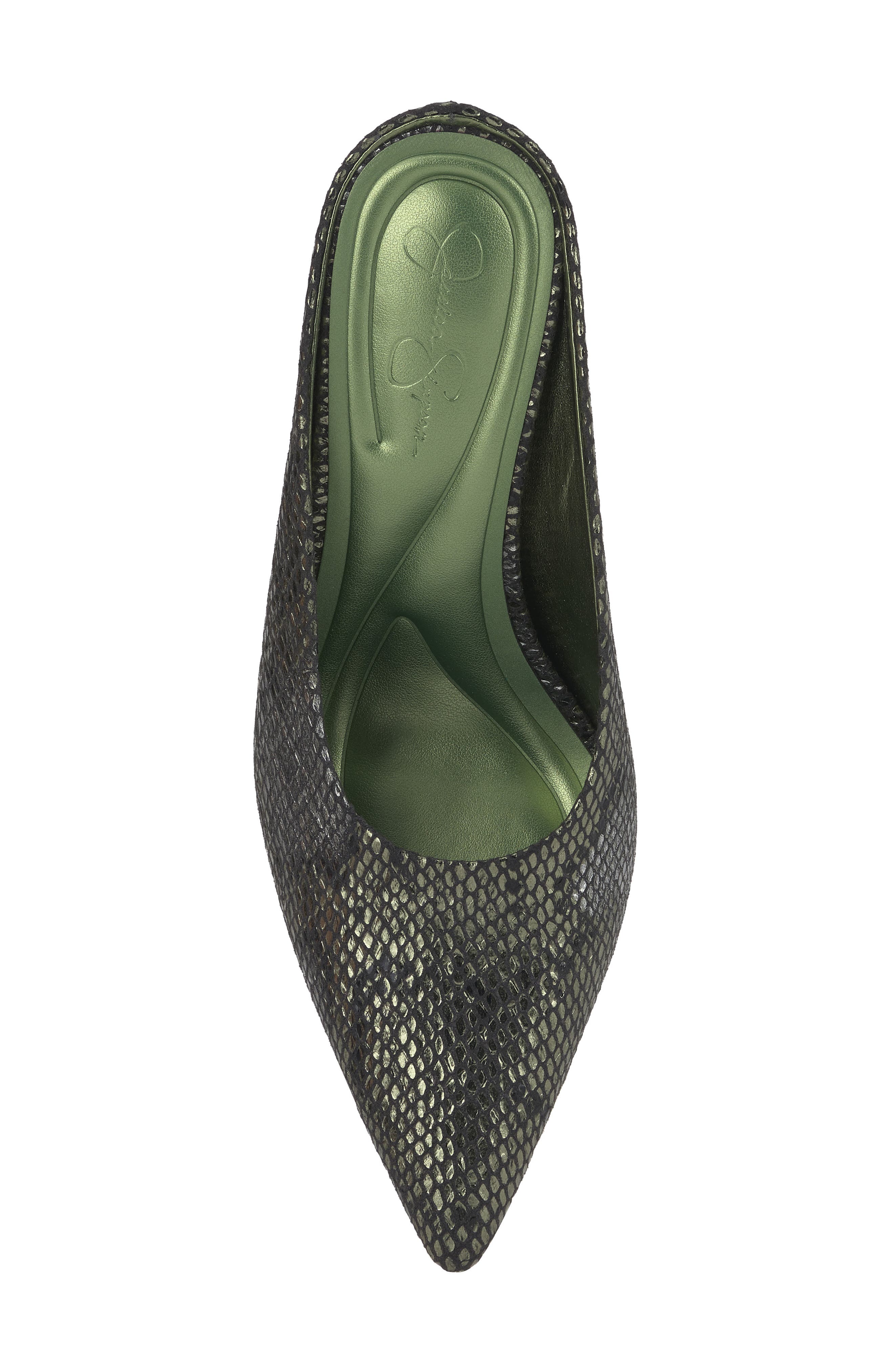 Wilix Pointed Toe Mule, Alternate, color, LIGHT GREEN