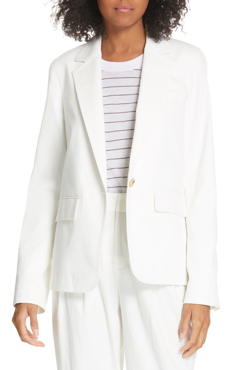 Vince Cotton & Linen Blend Jacket, Main, color,