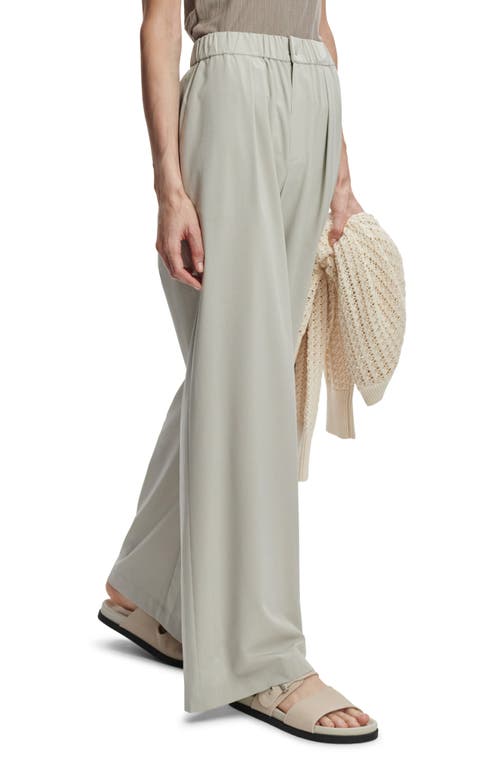 Varley Kayson Pleated Stretch Recycled Wide-leg Pants
