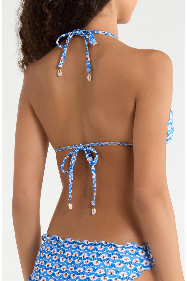 Merrow Ricky Slider Triangle Bikini Top, Alternate, color, BLUE MULTI