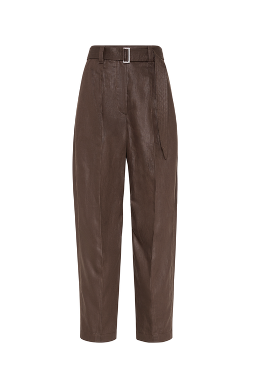 Brunello Cucinelli Ergonomic Chino Trousers In Chocolate
