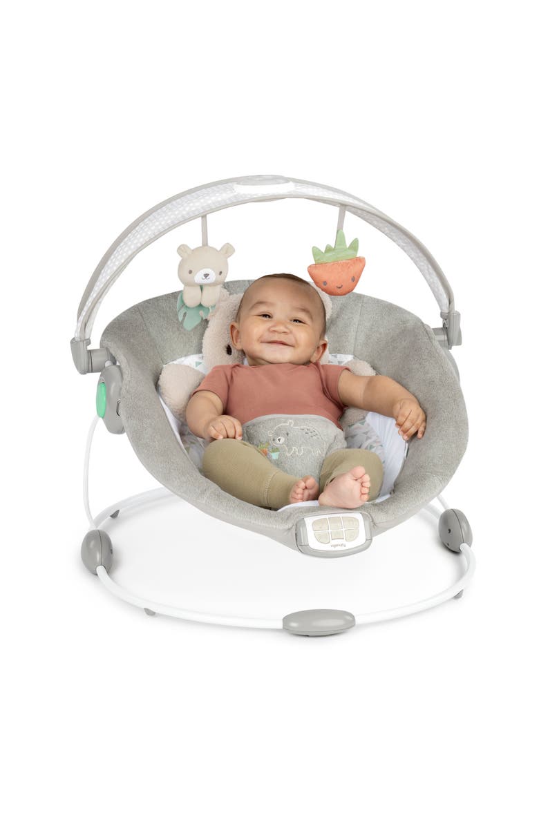 INGENUITY InLighten Baby Bouncer Seat with Light Up Toy Bar, Alternate, color, Nate