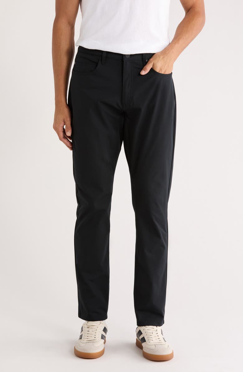 Hurley 5-Pocket Technical Golf Pants, Main, color, Black