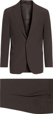 J. Mueser Waverly Tapered Virgin Wool Seersucker Suit
