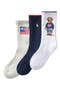 Assorted 3-Pack Bear, Polo & Pony Crew Socks