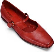OLD TREND Classic Genuine Leather Polished Vintage Mary Jane Flat
