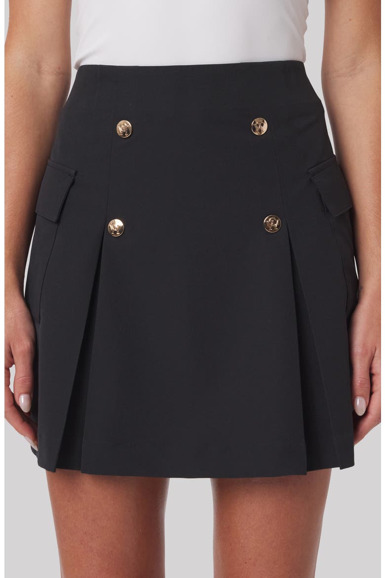Sabrina Performance Miniskirt, Alternate, color, BLACK